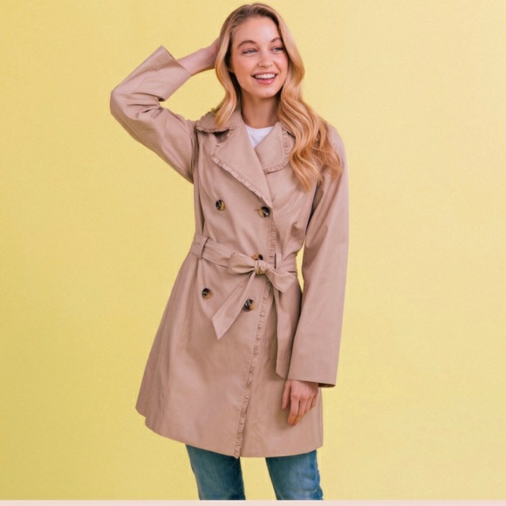 Gal Meets Glam Josie Coat, Tan, XS, NWT